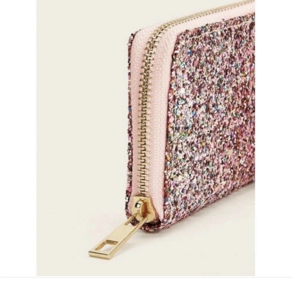 1 Left! Beautiful Rose Gold Sparkly Wallet - Picture 6 of 8
